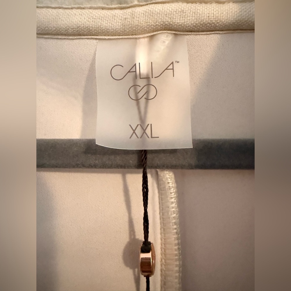 Calia Lux Structured Hoodie Cream Heather, XXL - Picture 2 of 6